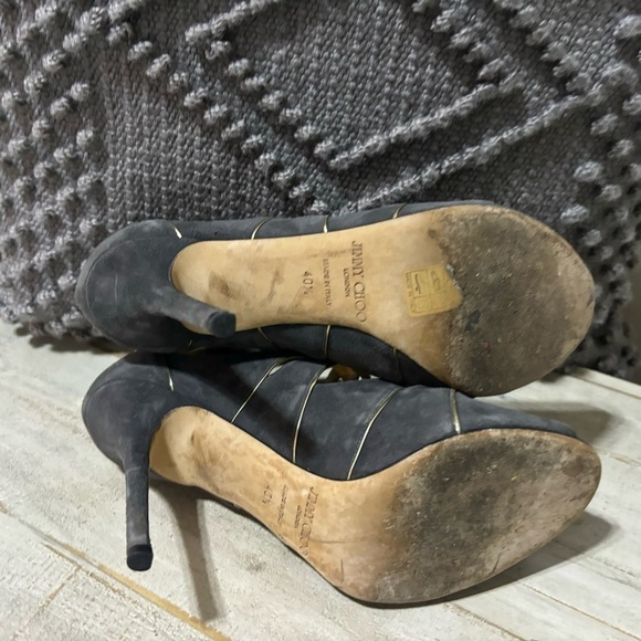 ❤️Jimmy Choo Leashed Piped Cutout Sandal-Sz 10.5 - Picture 7 of 8